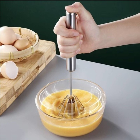 COPY - 1 Pc Stainless Steel Egg Beater,‎ Home Baking Tools, Hand Mixer - Picture 1 of 6
